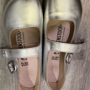 Birkenstock Metallic Mary Jane Flats